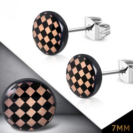 7mm | Ocelové náušnice