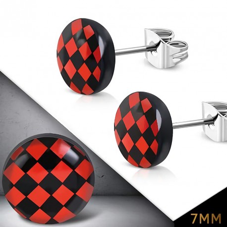 7mm | Ocelové náušnice