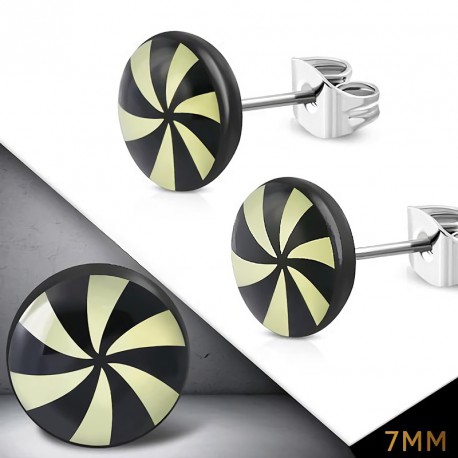 7mm | Ocelové náušnice