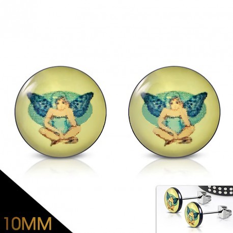 10mm | Ocelové náušnice