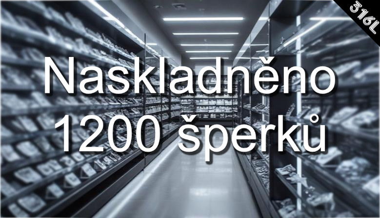 Naskladněno přes 1200 šperků